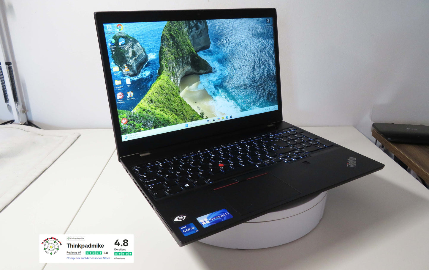 Lenovo ThinkPad T15P i7 12700H **14 Core** 24GB RAM 512GB SSD IPS NVIDIA RTX 3050 WIN11 (1211)