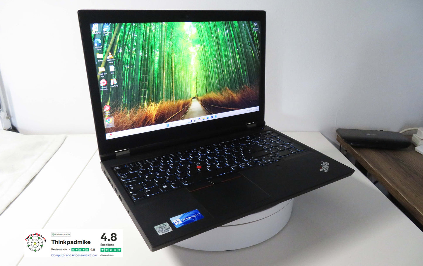 Lenovo ThinkPad P15 i7 *HEX CORE* 10850H 2.7Ghz 40GB RAM 512GB IPS B\L KB NVIDIA T2000 (1201)