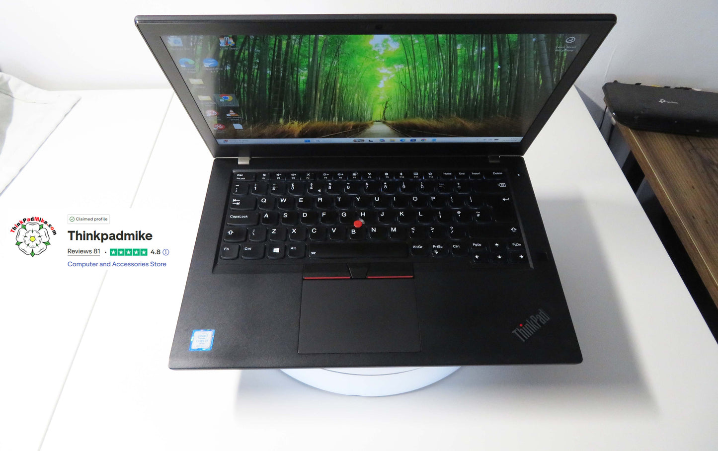 Lenovo ThinkPad T480 i7 8650U 16GB RAM 256GB SSD IPS SCREEN B\L KB (1322)