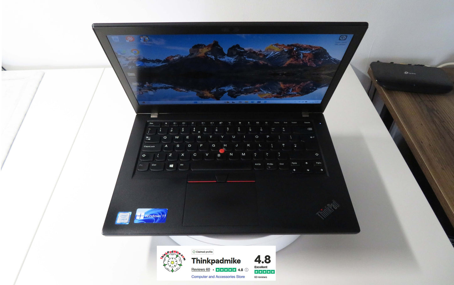 Lenovo ThinkPad T480 i5 8250U 16GB RAM 256GB SSD IPS SCREEN WIN11 (1187)