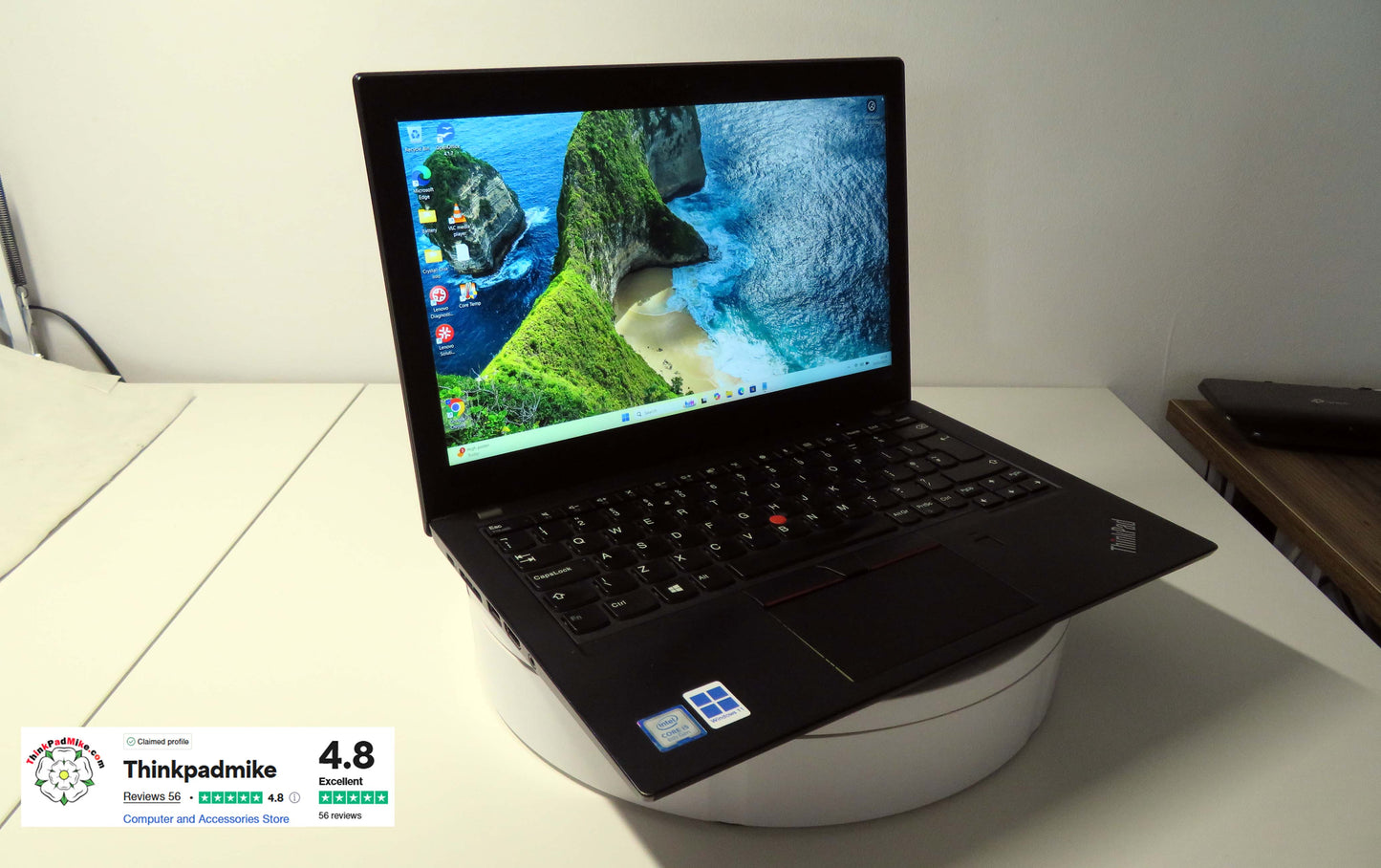 Lenovo ThinkPad x280 i5 8250U 1.6Ghz 8GB RAM 256GB SSD IPS Touch Screen (727)