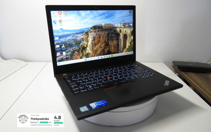 Lenovo ThinkPad T480 i5 8250U 16GB RAM 256GB SSD IPS SCREEN B\L KB (1207)