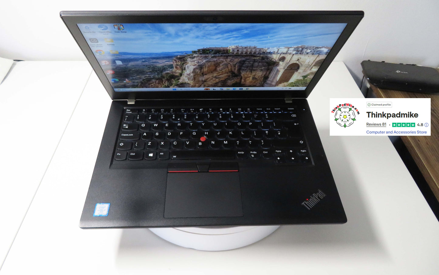 Lenovo ThinkPad T480 i7 8650U 16GB RAM 256GB SSD IPS SCREEN B\L KB (1320)