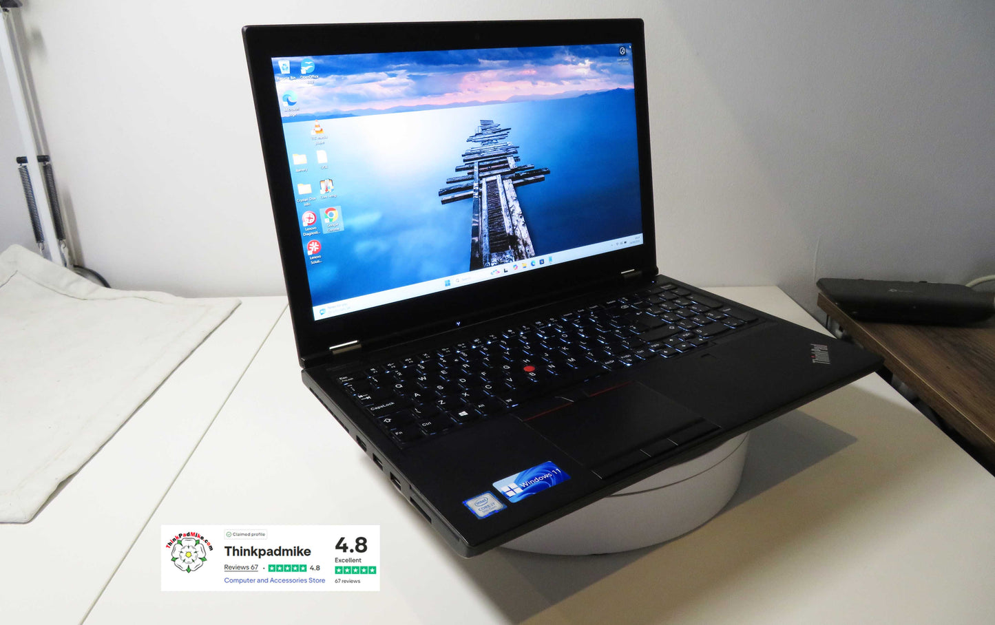 Lenovo ThinkPad P53 i7 *HEX CORE* 9750H 2.6Ghz 40GB RAM 256GB + 512GB IPS B\L KB NVIDIA T2000 (1208)