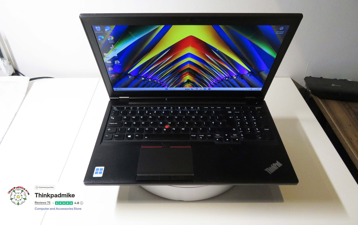 Lenovo ThinkPad P52 i7 *6 CORE* 8850H 2.6Ghz 64GB RAM 512GB SSD IPS B\L KB NVIDIA P2000 (1276)