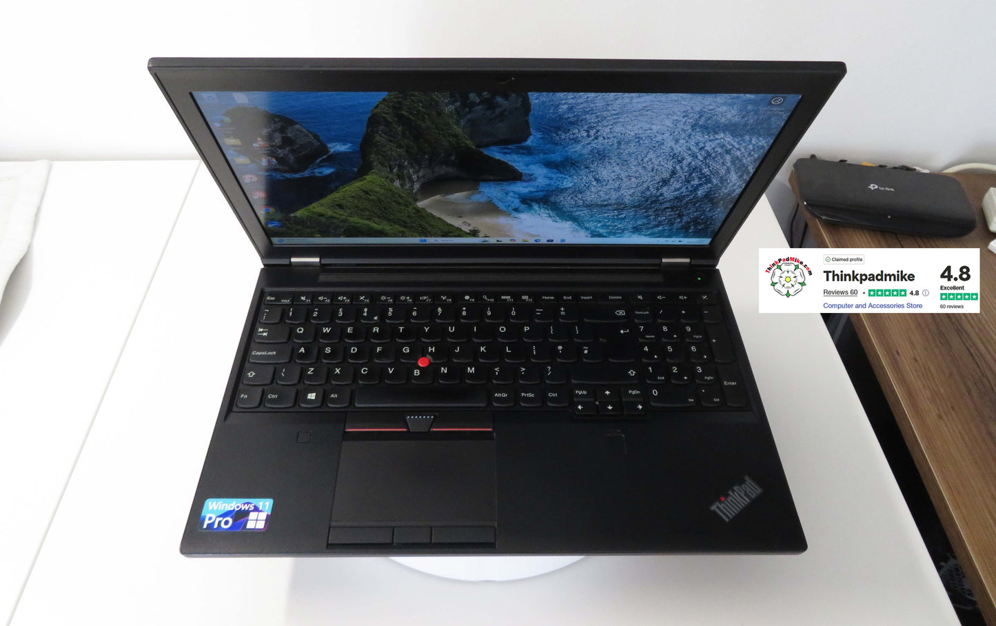 Lenovo ThinkPad P50 i7 6820HQ 32GB RAM 512GB SSD IPS NVIDIA M2000M (1178)