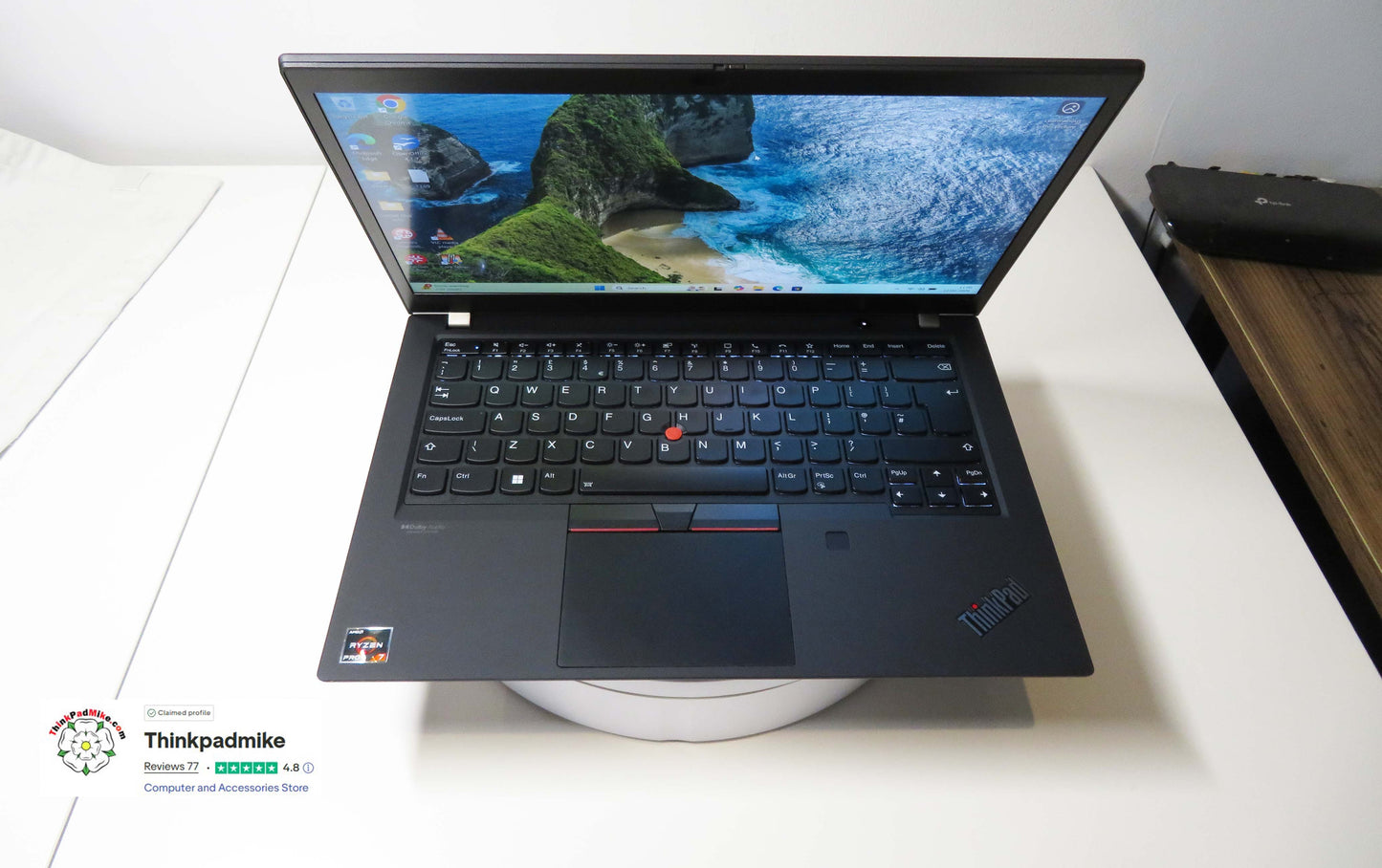 Lenovo ThinkPad P14s AMD Ryzen 7 Pro 8 Core 32GB RAM 512GB SSD IPS Screen (1289)