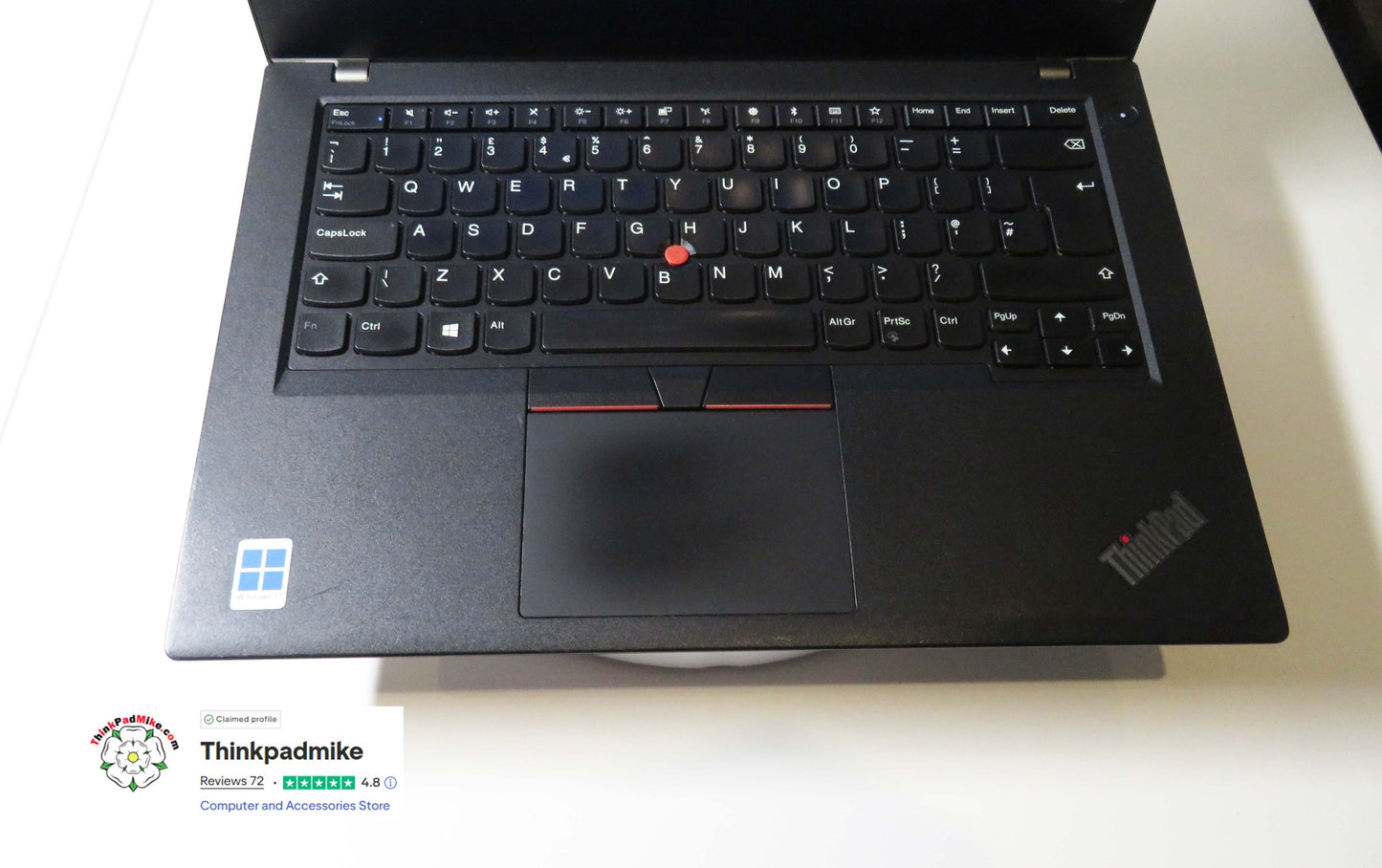 Lenovo ThinkPad T480 i5 8250U 8GB RAM 256GB SSD IPS SCREEN WIN11 (1253)