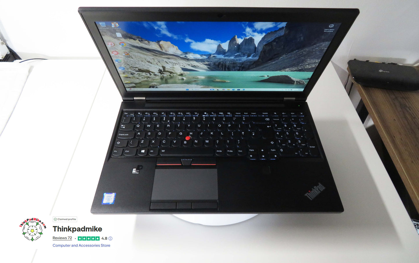 Lenovo ThinkPad P50 i7 6820HQ 32GB RAM 2 x 256GB SSDs IPS NVIDIA M2000M (1240)