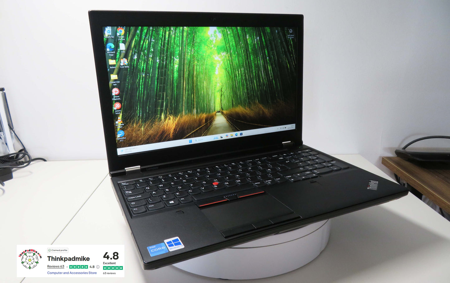 Lenovo ThinkPad P50 i7 6820HQ 48GB RAM 256GB SSD IPS NVIDIA M1000M (1105)