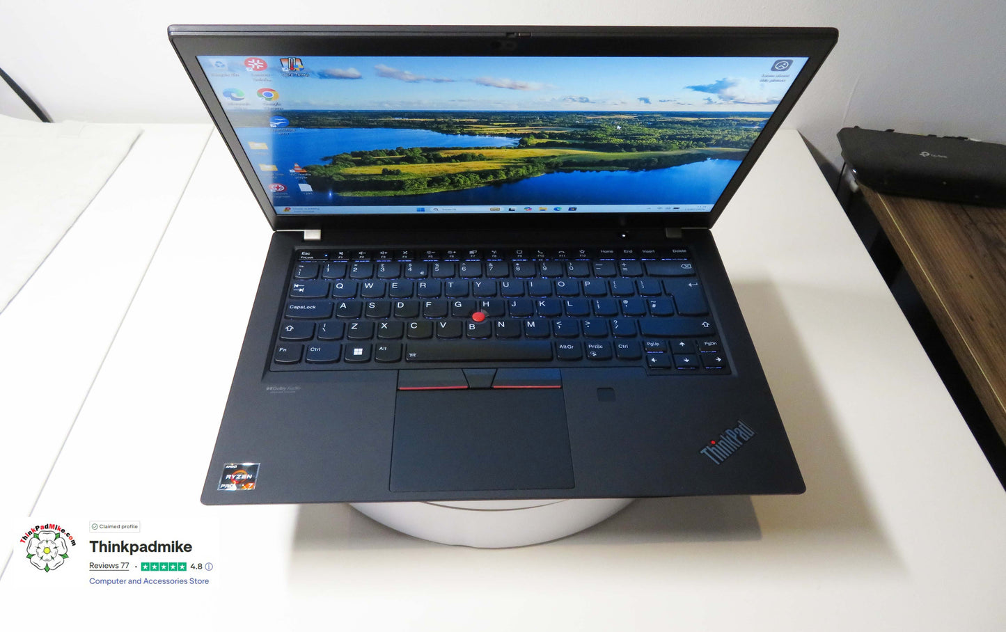 Lenovo ThinkPad P14s AMD Ryzen 7 Pro 8 Core 16GB RAM 512GB SSD IPS Screen (1291)