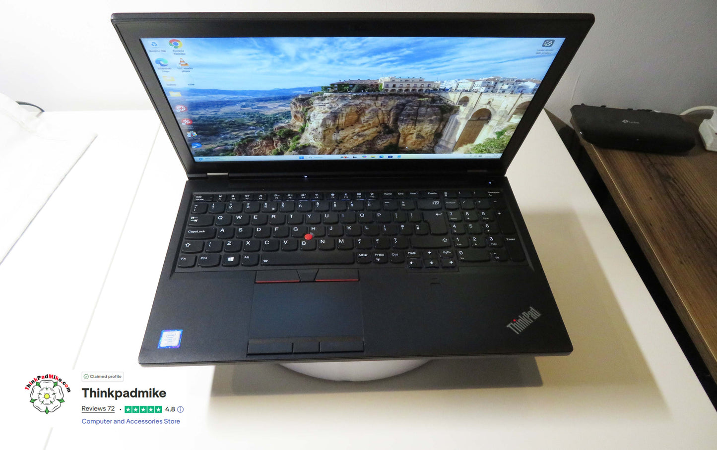 Lenovo ThinkPad P52 i7 *6 CORE* 8850H 2.6Ghz 32GB RAM 512GB SSD IPS B\L KB NVIDIA P2000 (1270)