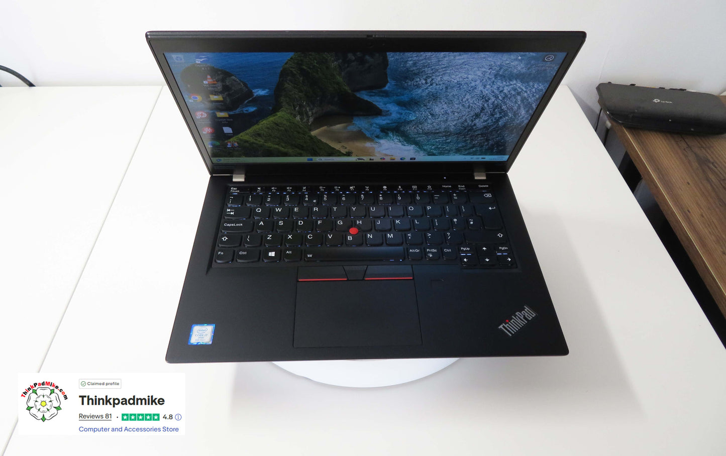 Lenovo ThinkPad x390 i7 1.9Ghz 8665U 16GB RAM 512GB SSD IPS Touch Screen B\L KB (1094)