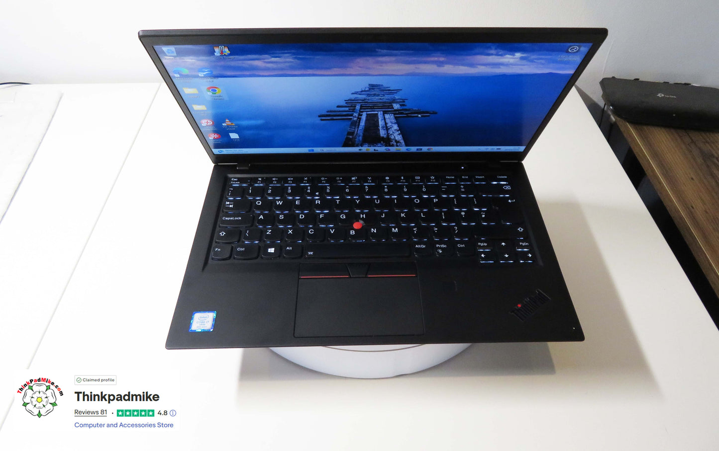 Lenovo ThinkPad x1 Carbon 6th Gen i7 8650U 1.9Ghz 16GB RAM 256GB SSD IPS Screen B\LKB (1315)