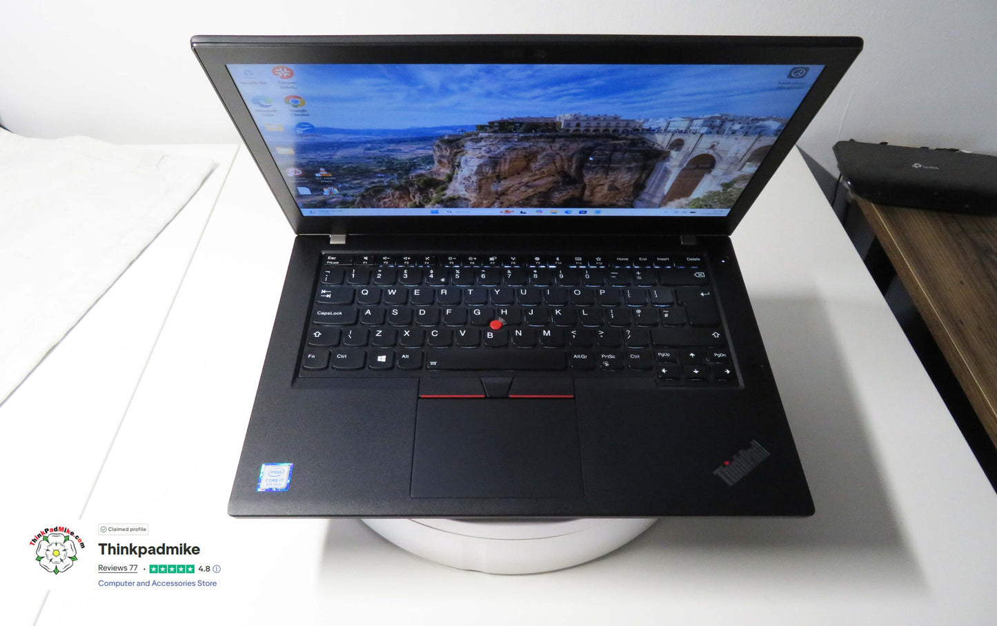 Lenovo ThinkPad T480 i7 8550U 32GB RAM 256GB SSD IPS SCREEN B\L KB (1294)