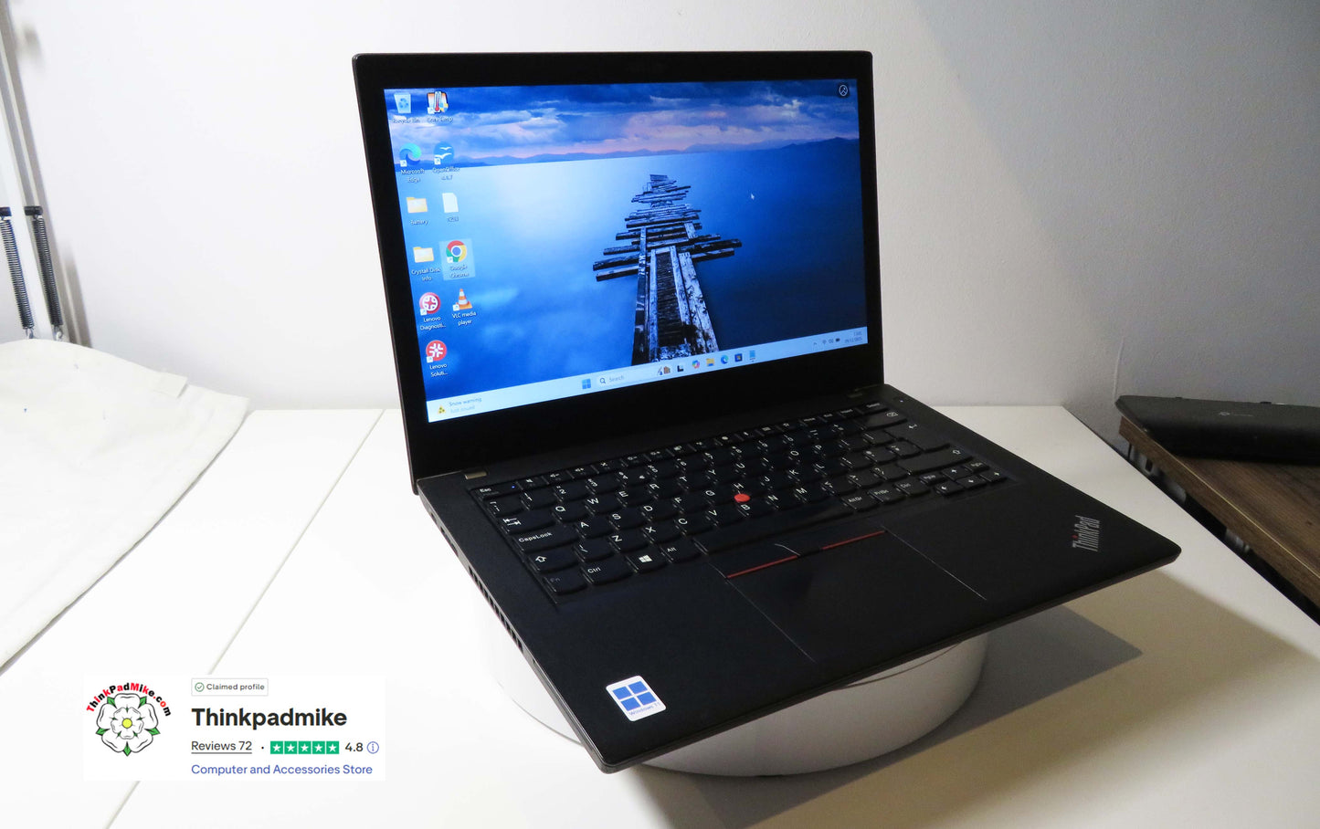 Lenovo ThinkPad T480 i5 8250U 8GB RAM 256GB SSD IPS SCREEN WIN11 (1253)