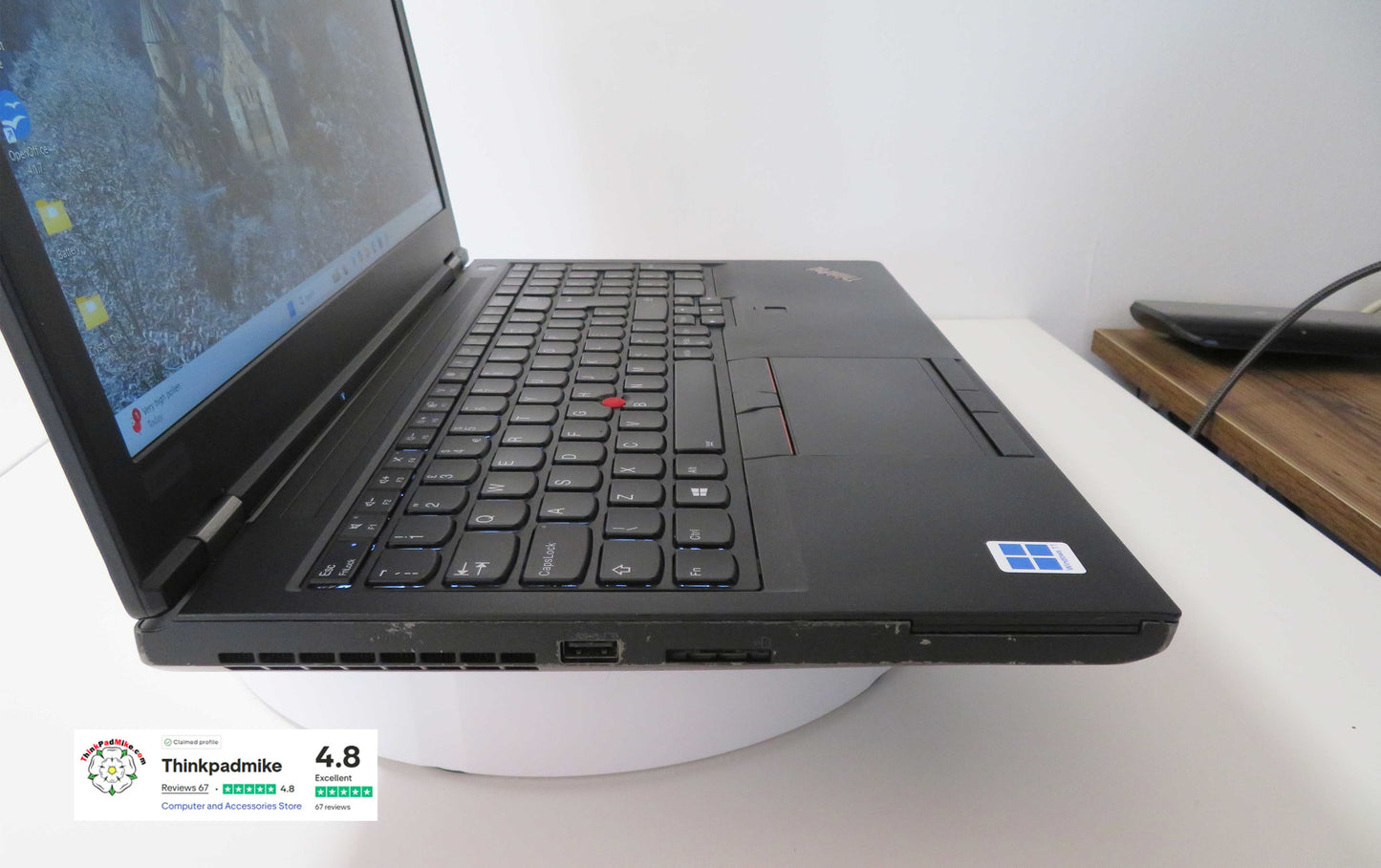 Lenovo ThinkPad P52 i7 *HEX CORE* 8850H 2.6Ghz 64GB RAM 512GB + 128GB IPS B\L KB NVIDIA P2000 WIN11 (1041)