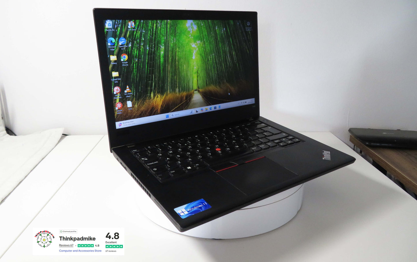 Lenovo ThinkPad T480 i5 8250U 16GB RAM 256GB SSD IPS SCREEN WIN11 (1226)