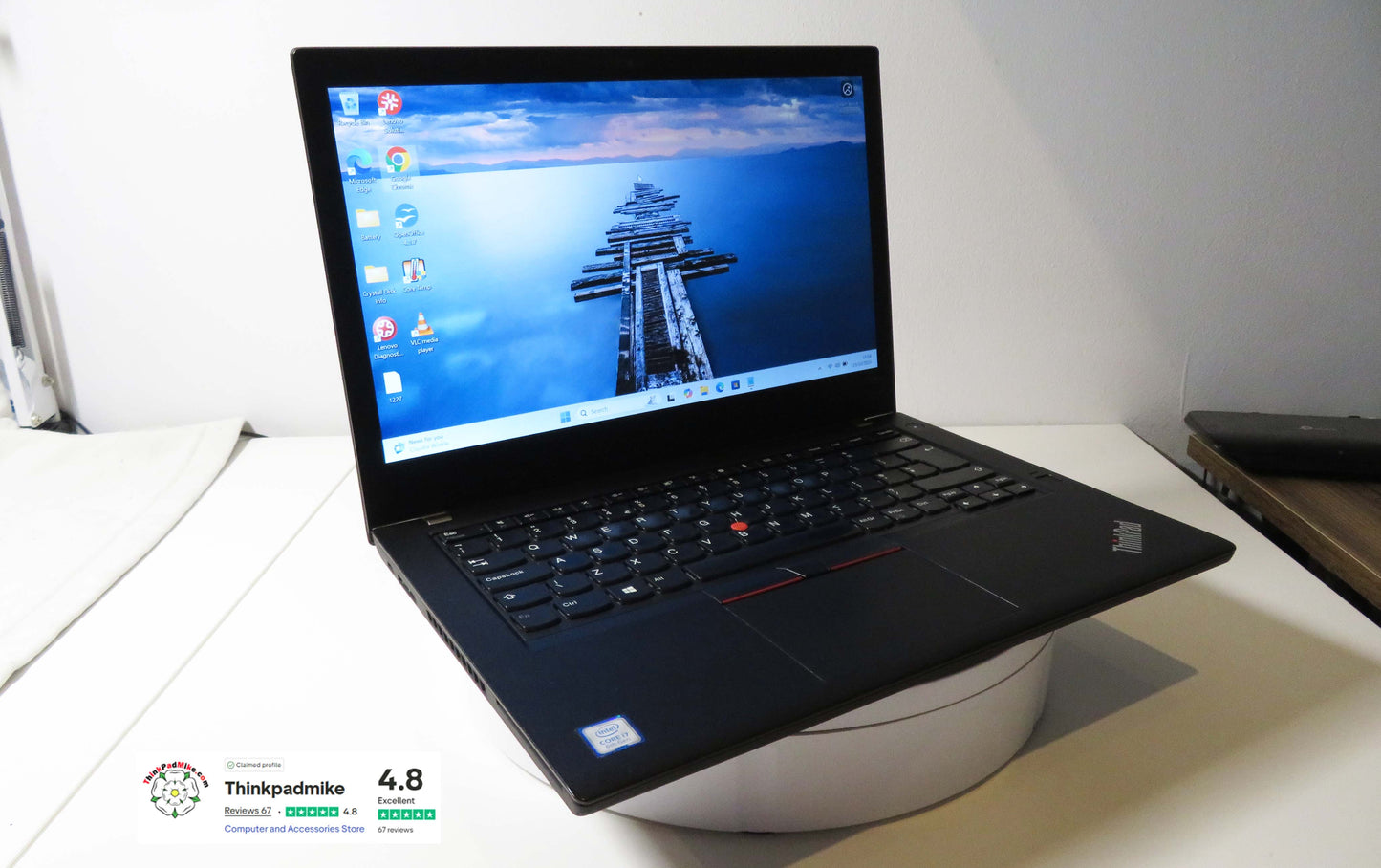 Lenovo ThinkPad T480 i7 8550U 16GB RAM 256GB SSD IPS SCREEN (1227)