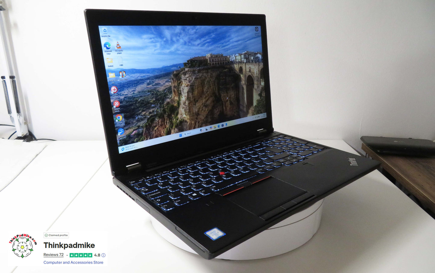Lenovo ThinkPad P50 i7 6820HQ 64GB RAM 256GB+256GB SSDs IPS NVIDIA M1000M (1108)