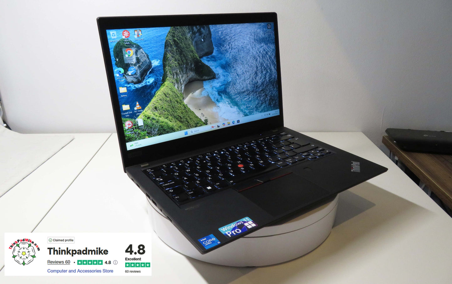 Lenovo ThinkPad T14 i5 1145G7 32GB RAM 256GB SSD IPS FHD SCREEN B\L KB(1172)