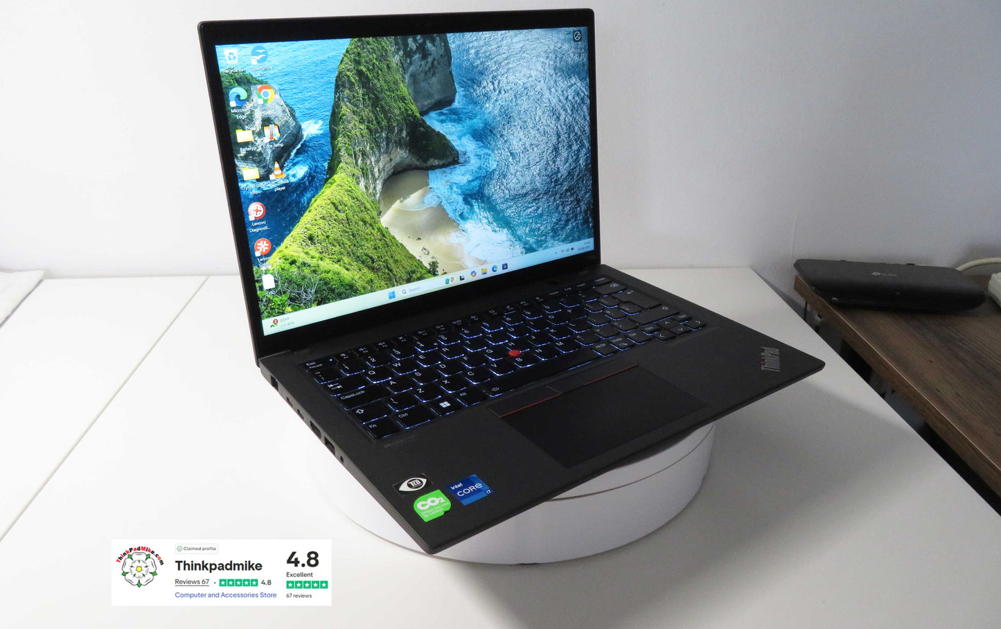 Lenovo ThinkPad P14s i7 1260P **12 Core** 32GB RAM 512GB SSD IPS NVIDIA T550 WIN11 (1192)