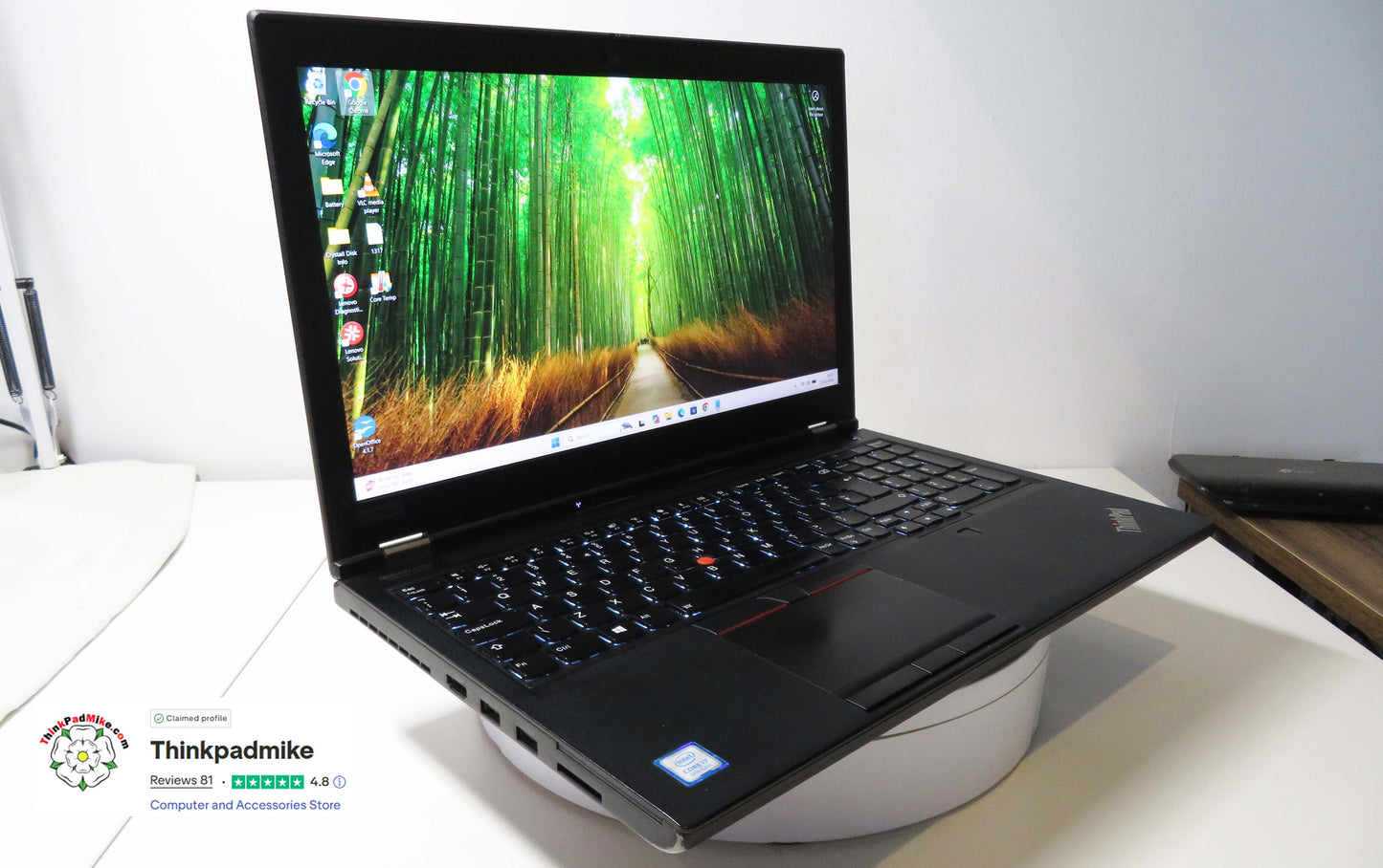 Lenovo ThinkPad P53 i7 *6 CORE* 9750H 2.6Ghz 32GB RAM 512GB SSD IPS B\L KB NVIDIA T1000 (1317)