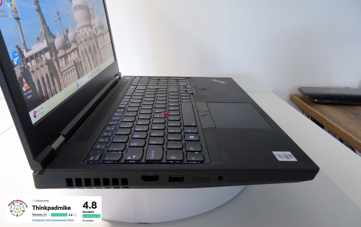 Lenovo ThinkPad P15 i7 10850H *6 CORE* 64GB RAM 512GB SSD IPS NVIDIA T2000 WIN11 (1141)