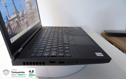Lenovo ThinkPad P15 i7 10850H *6 CORE* 64GB RAM 512GB SSD IPS NVIDIA T2000 WIN11 (1141)