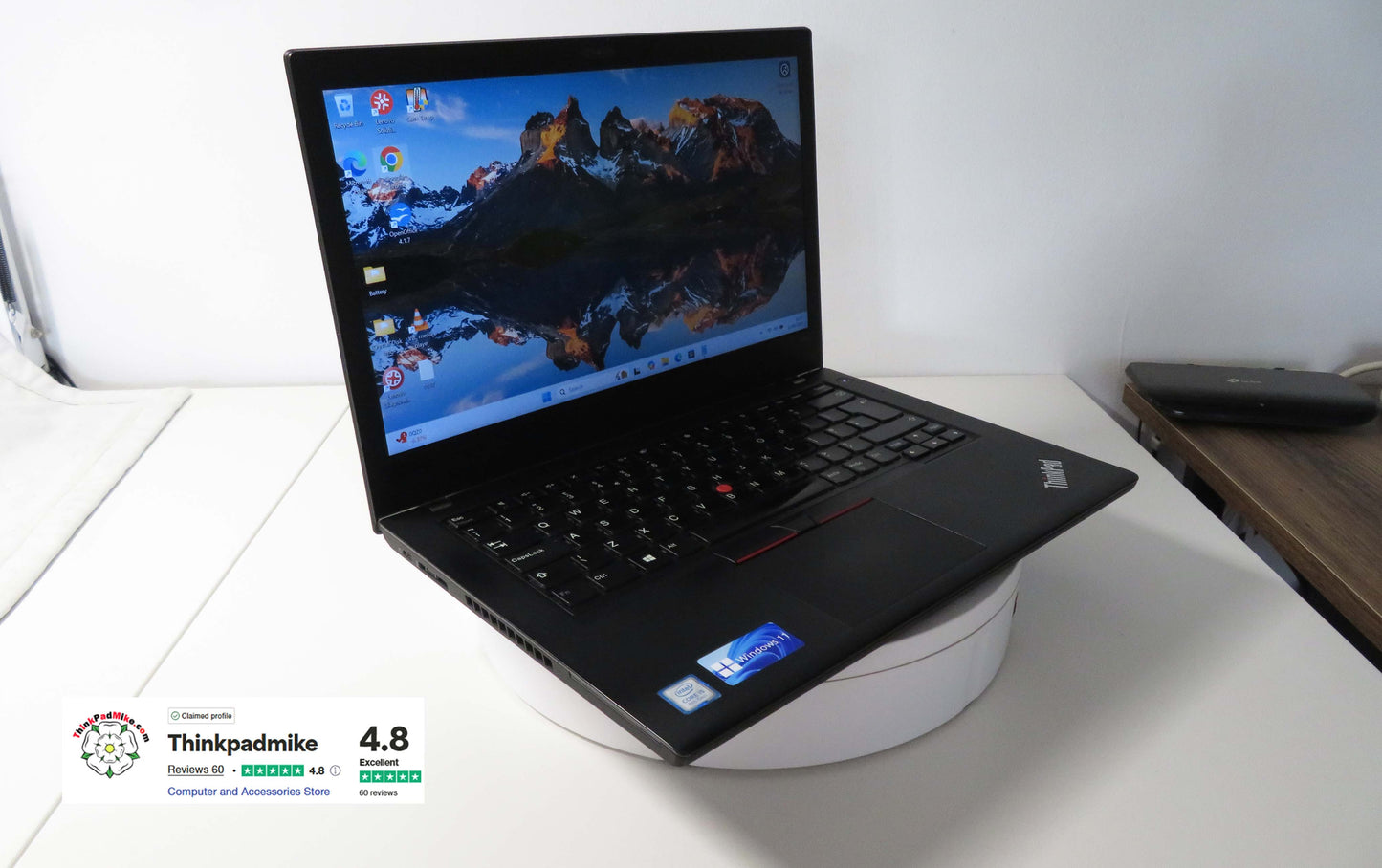 Lenovo ThinkPad T480 i5 8250U 16GB RAM 256GB SSD IPS SCREEN WIN11 (1187)