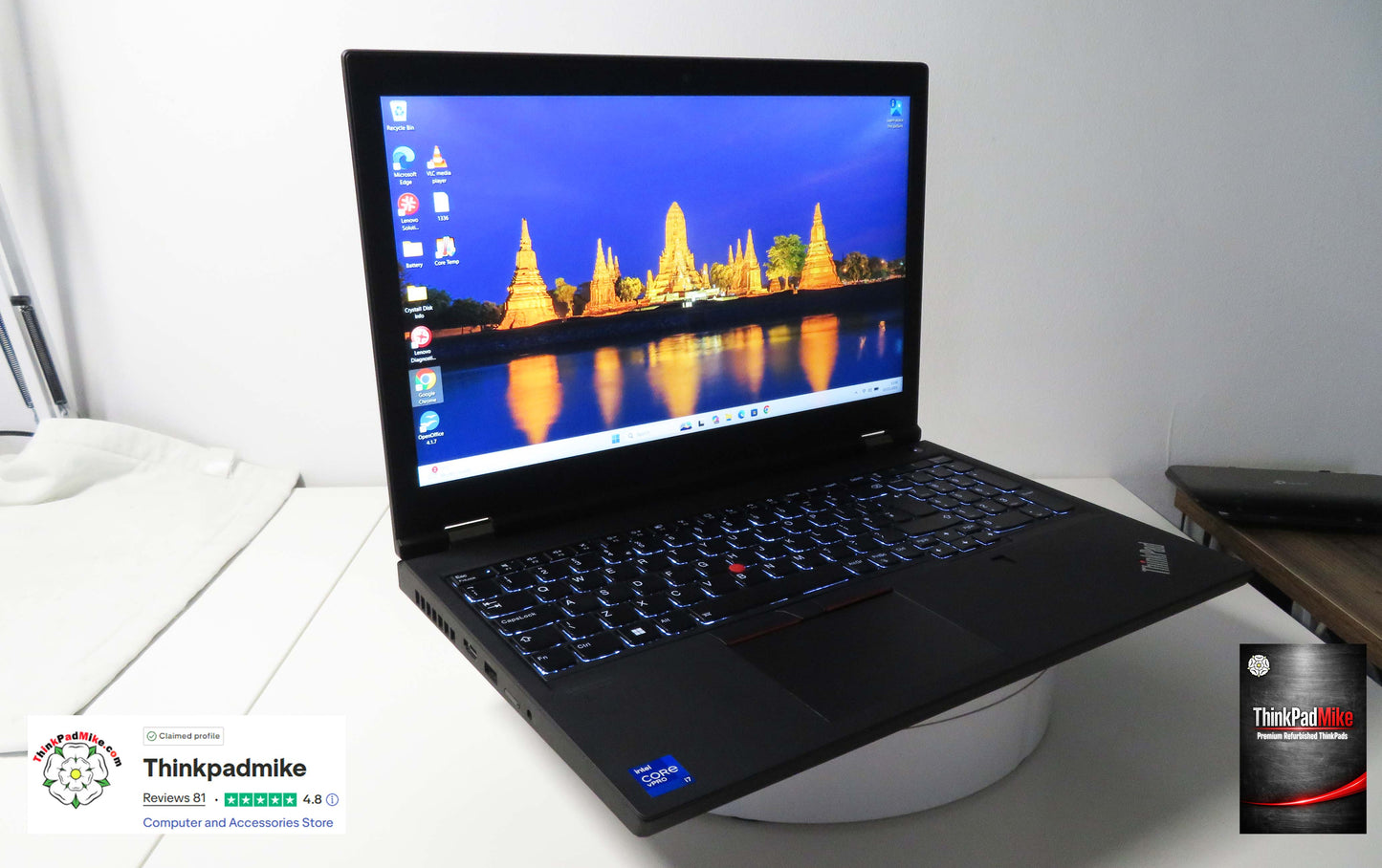 Lenovo ThinkPad P15 i7 11850H *8 CORE* 32GB RAM 1TB SSD IPS NVIDIA T1200 (1336)