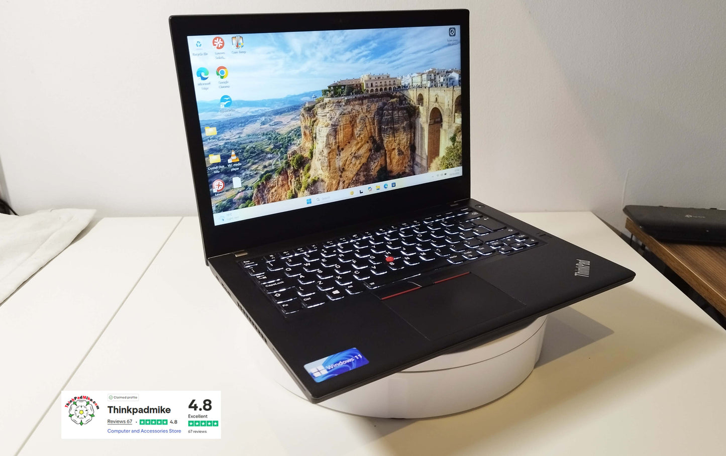 Lenovo ThinkPad T480 i5 8250U 32GB RAM 256GB SSD IPS TOUCH SCREEN (1214)