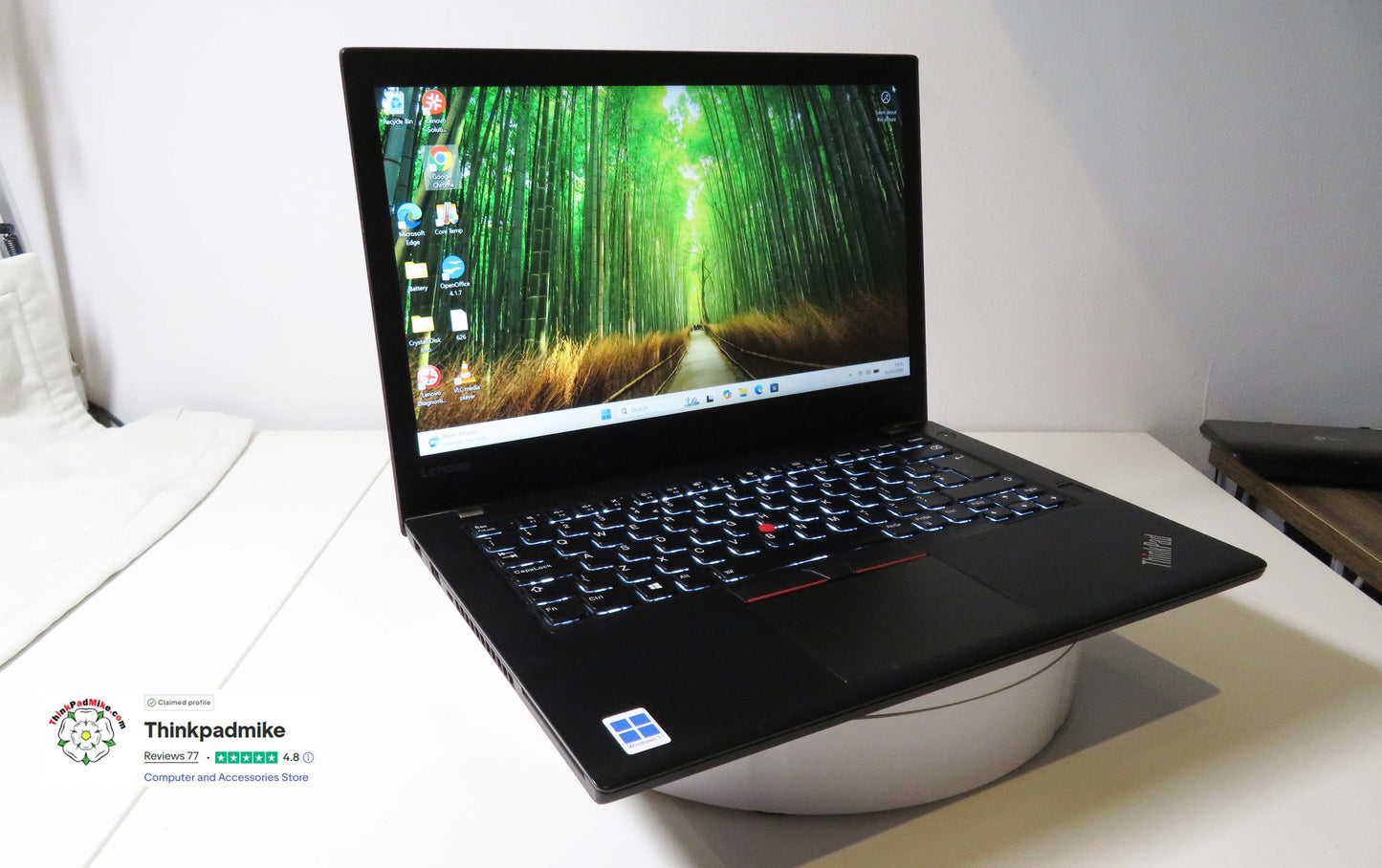 Lenovo ThinkPad T470 7500U i7 2.7Ghz 32GB RAM 256GB SSD IPS Screen B\L KB (626)
