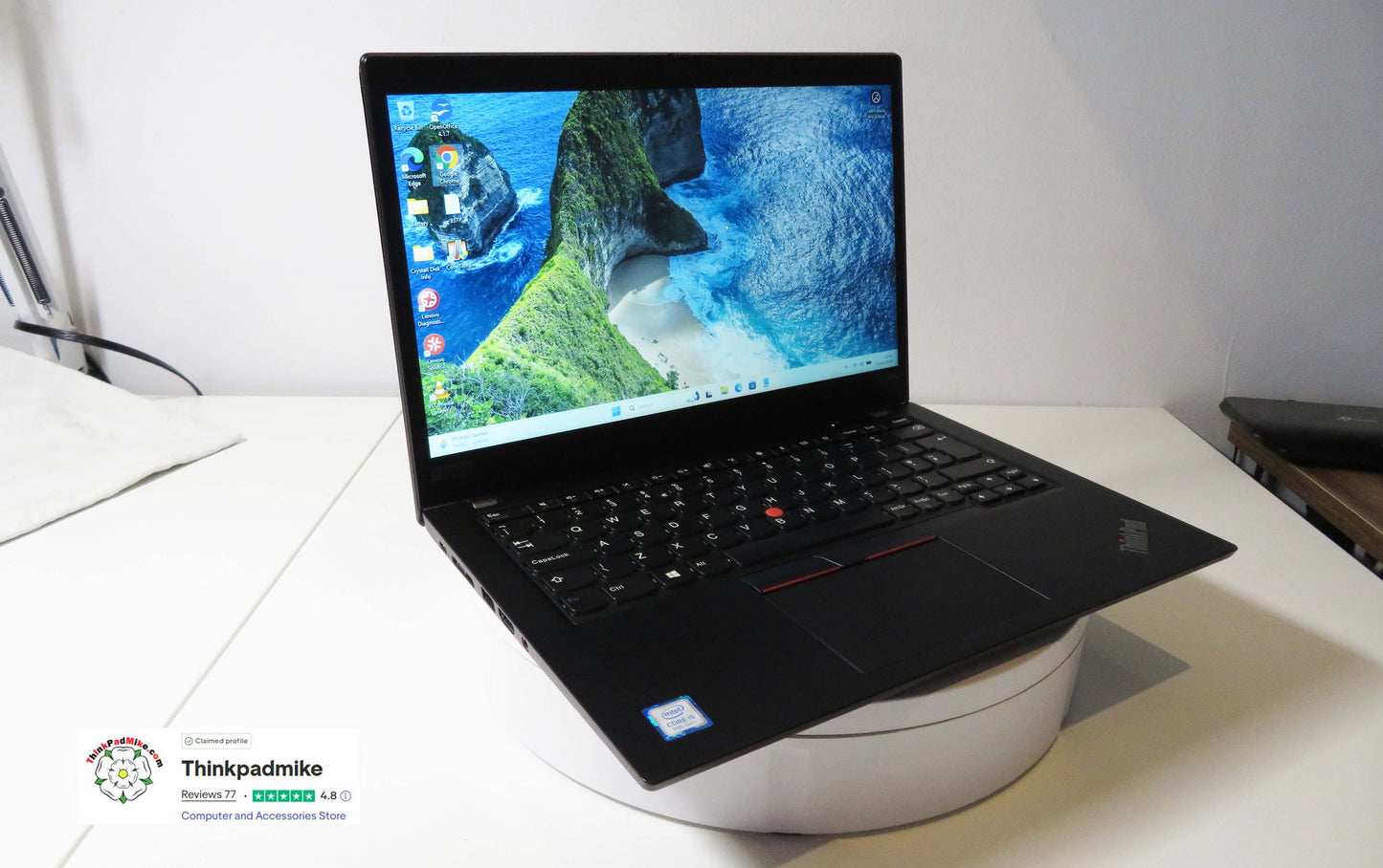 Lenovo ThinkPad x390 i5 1.6Ghz 8265U 8GB RAM 256GB SSD 13.3" HD Screen (937)