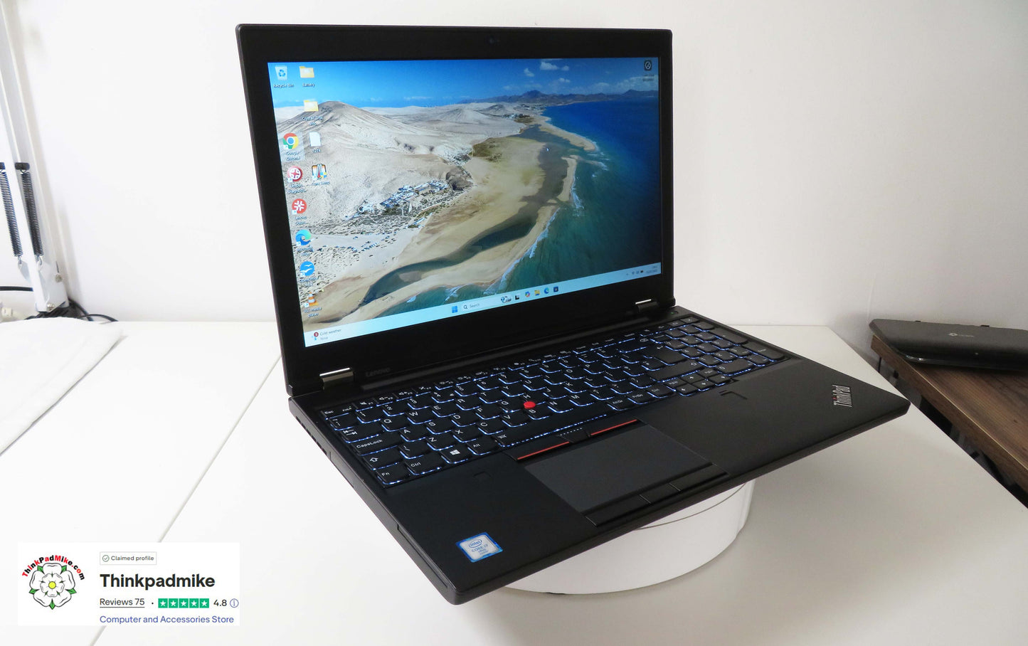 Lenovo ThinkPad P50 i7 6820HQ 32GB RAM 512GB SSD IPS NVIDIA M1000M (1274)