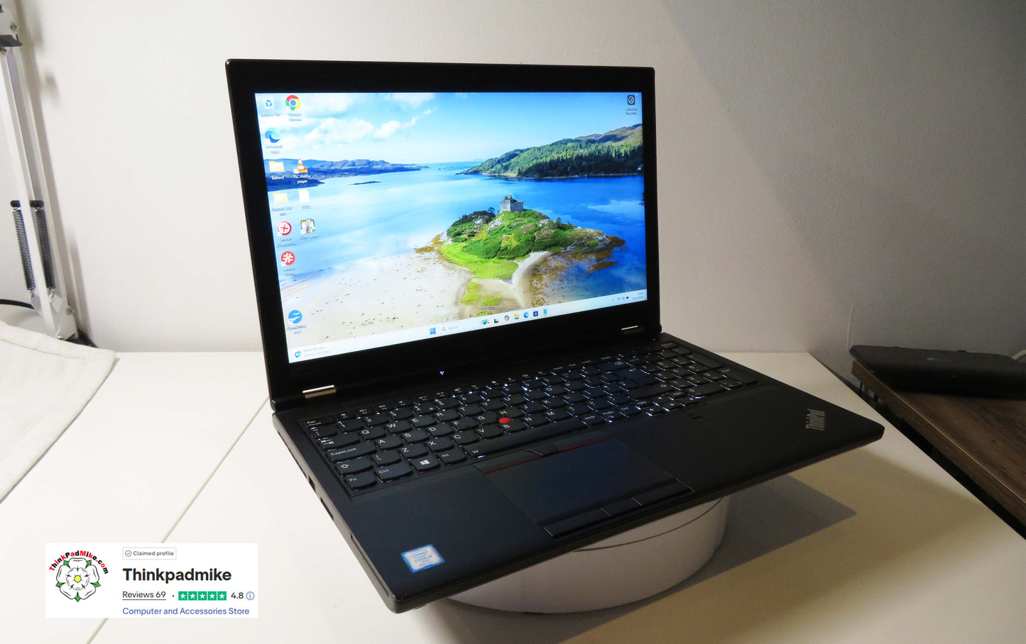 Lenovo ThinkPad P52 i7 *6 CORE* 8850H 2.6Ghz 40GB RAM 512GB IPS B\L KB NVIDIA P2000 (1238)
