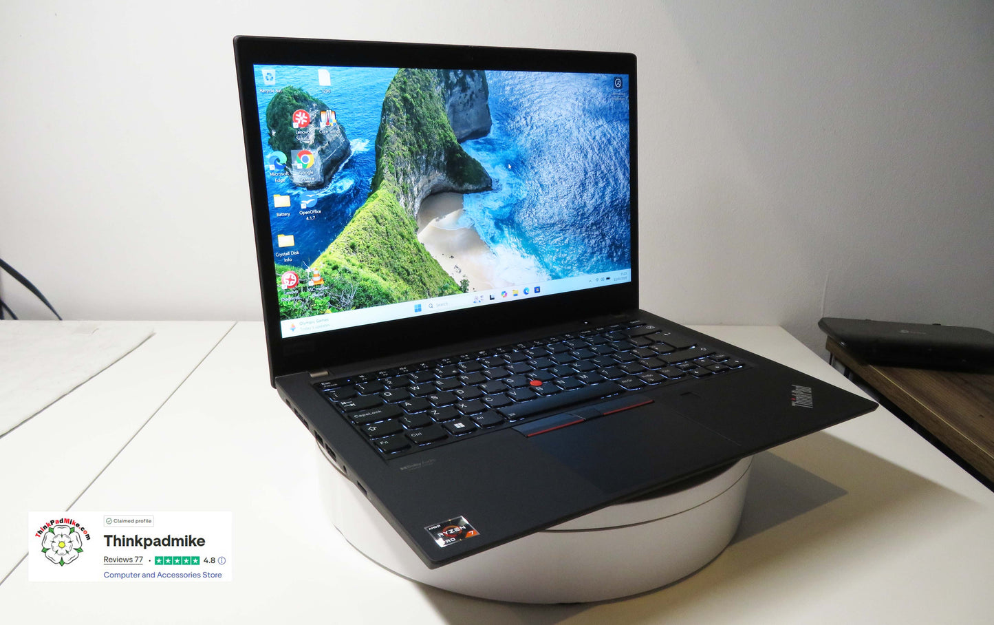 Lenovo ThinkPad P14s AMD Ryzen 7 Pro 8 Core 32GB RAM 512GB SSD IPS Screen (1290)