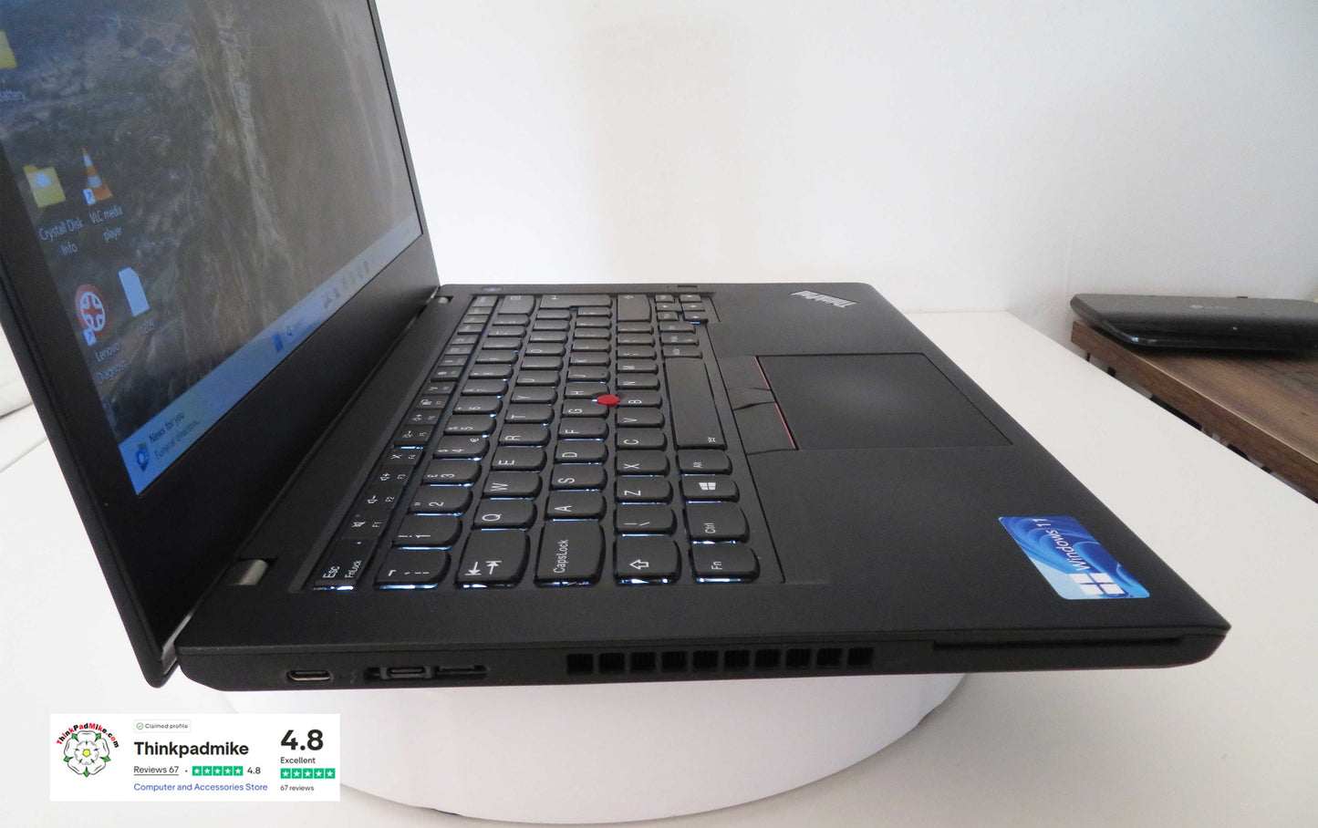 Lenovo ThinkPad T480 i7 8550U 16GB RAM 256GB SSD IPS SCREEN B\L KB (1209)