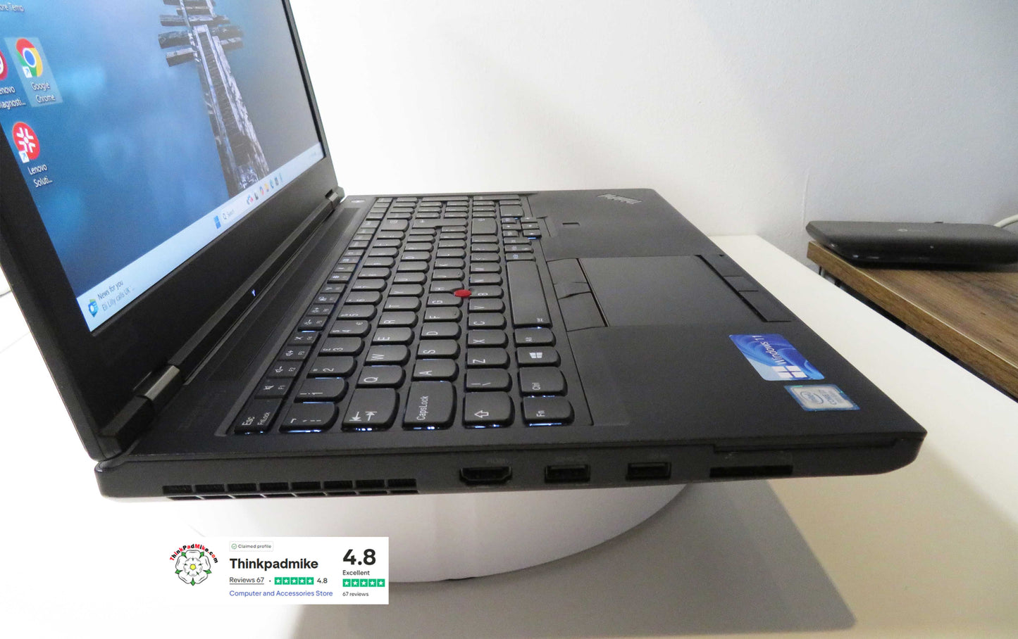 Lenovo ThinkPad P53 i7 *HEX CORE* 9750H 2.6Ghz 40GB RAM 256GB + 512GB IPS B\L KB NVIDIA T2000 (1208)