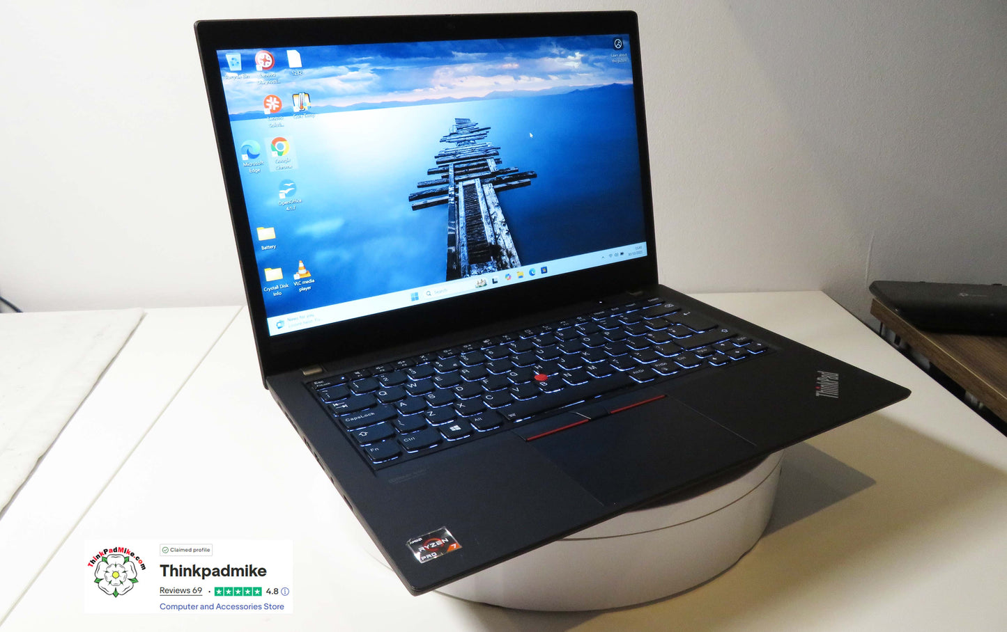 Lenovo ThinkPad T14 AMD Ryzen 7 Pro 8 CORE 32GB RAM 512GB SSD IPS FHD SCREEN B\LKB (1232)