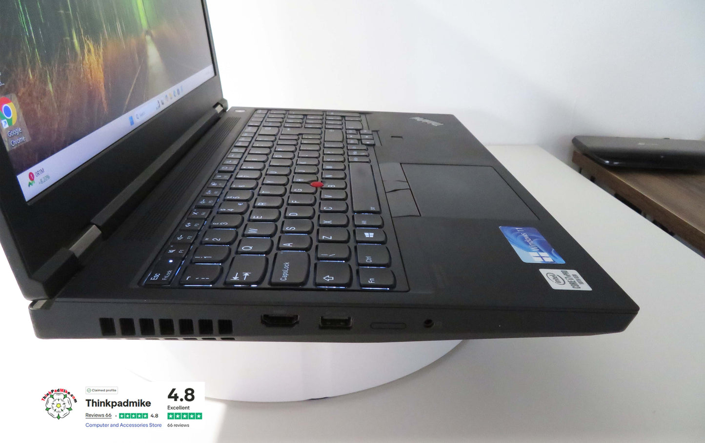Lenovo ThinkPad P15 i7 *HEX CORE* 10850H 2.7Ghz 40GB RAM 512GB IPS B\L KB NVIDIA T2000 (1201)