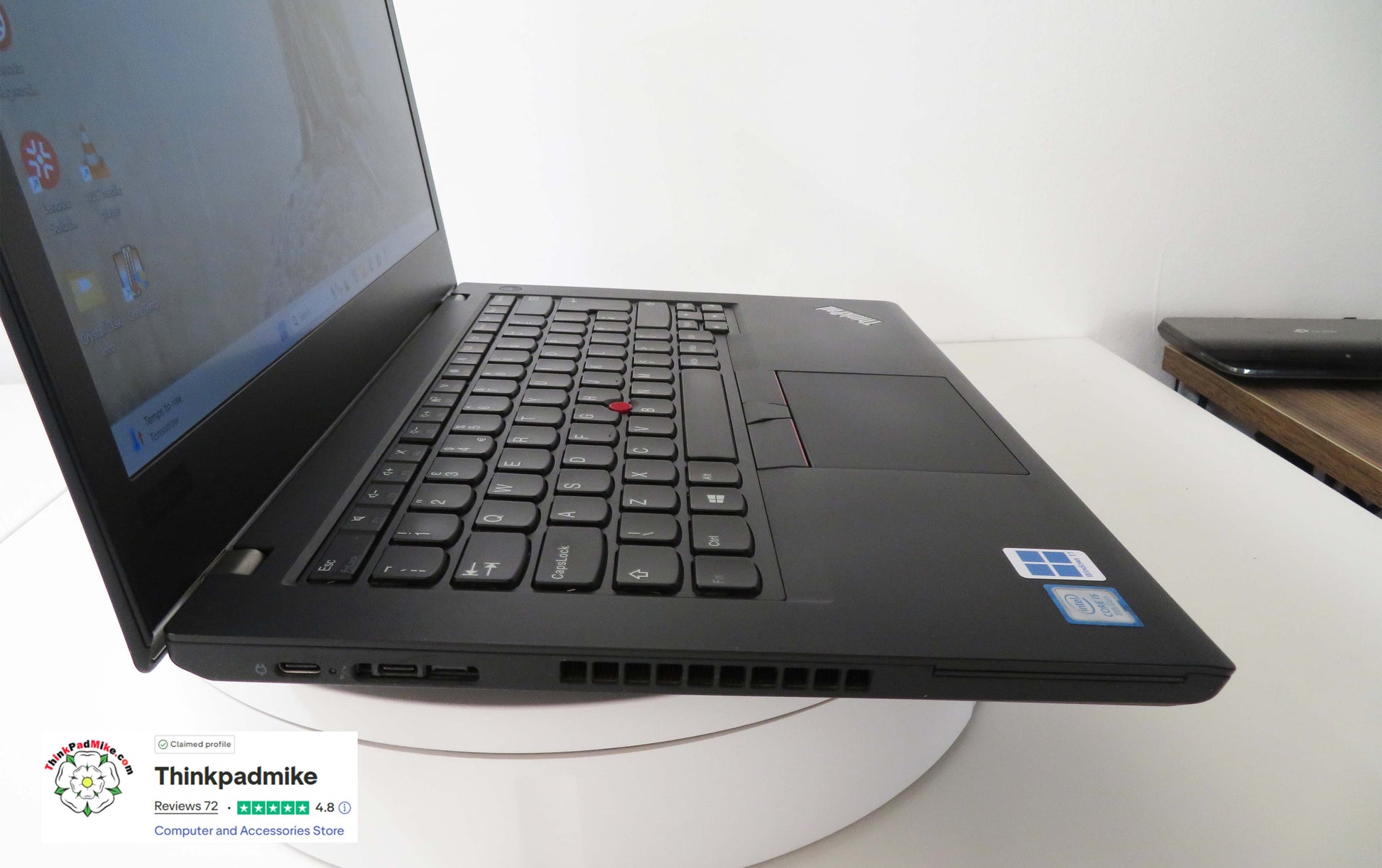 ThinkPad T480 left side ports - USB, HDMI, Ethernet