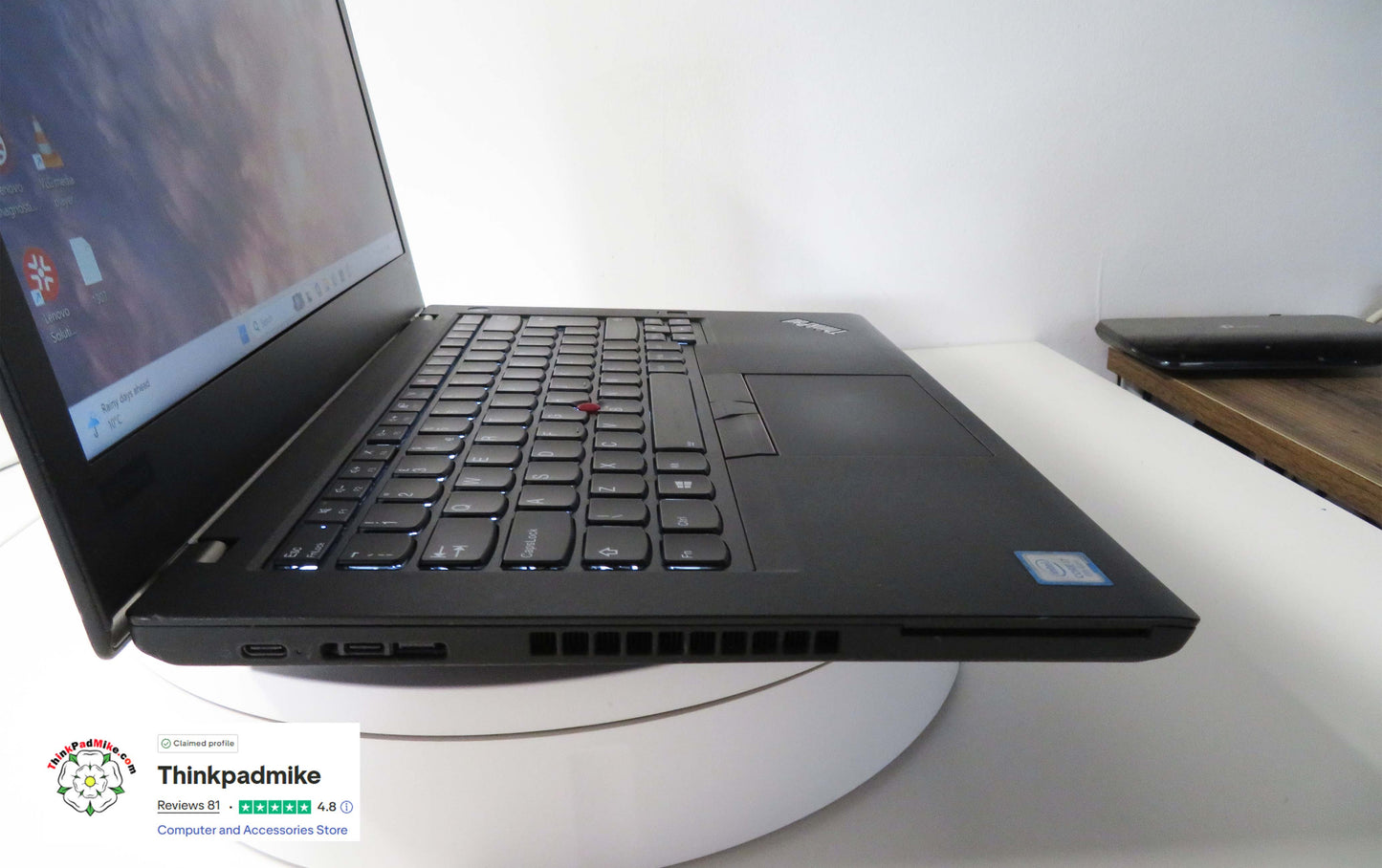 Lenovo ThinkPad T480 i7 8550U 32GB RAM 256GB SSD IPS SCREEN (1307)