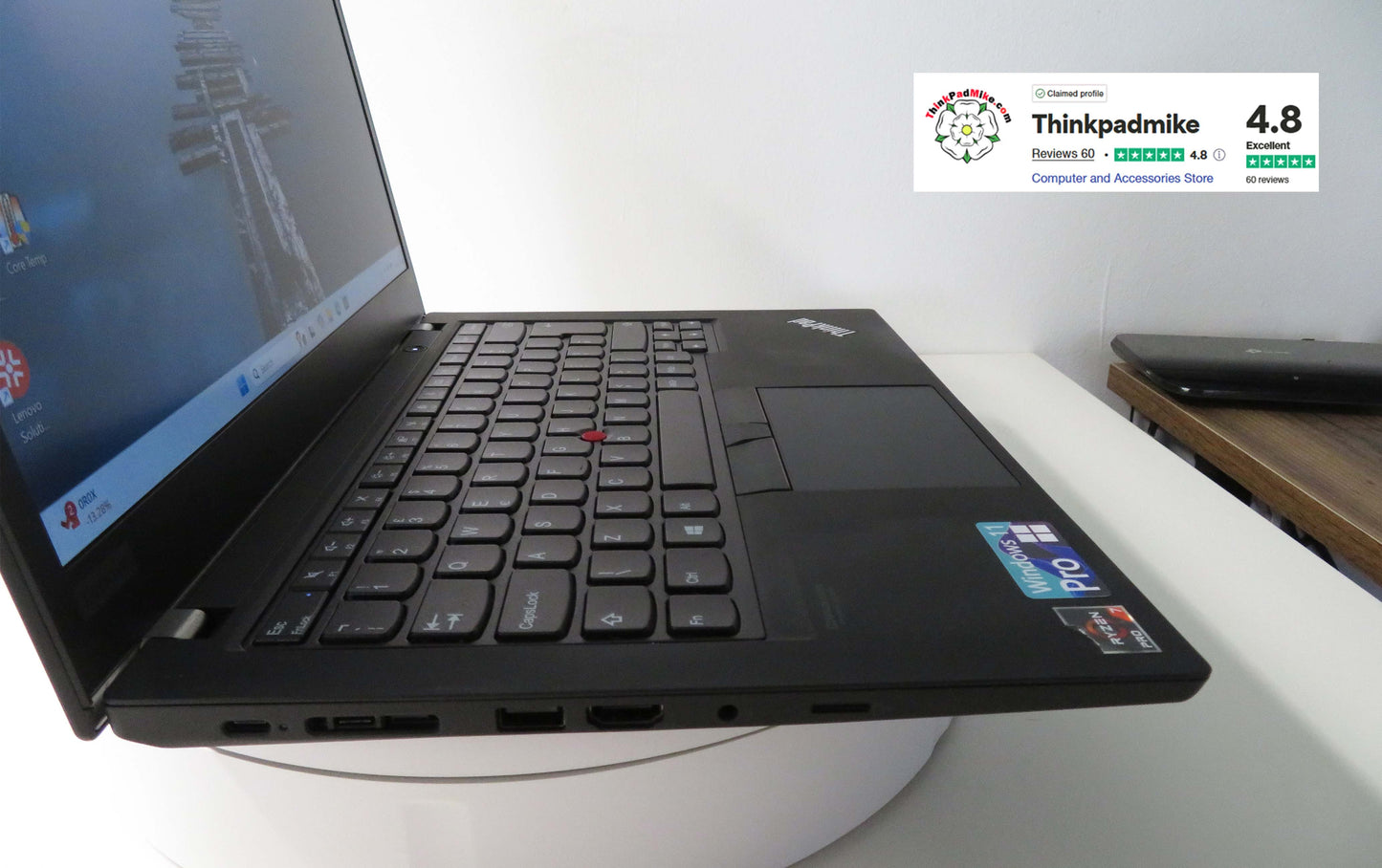 Lenovo ThinkPad T14 AMD Ryzen 7 Pro 8 CORE 32GB RAM 256GB SSD IPS FHD SCREEN (1176)