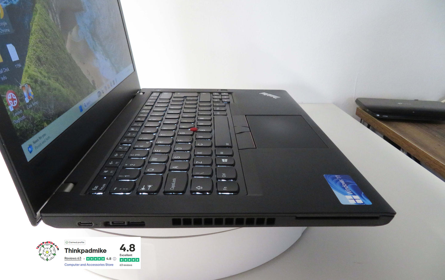 Lenovo ThinkPad T480 i7 8550U 32GB RAM 256GB SSD IPS SCREEN B\L KB (1194)