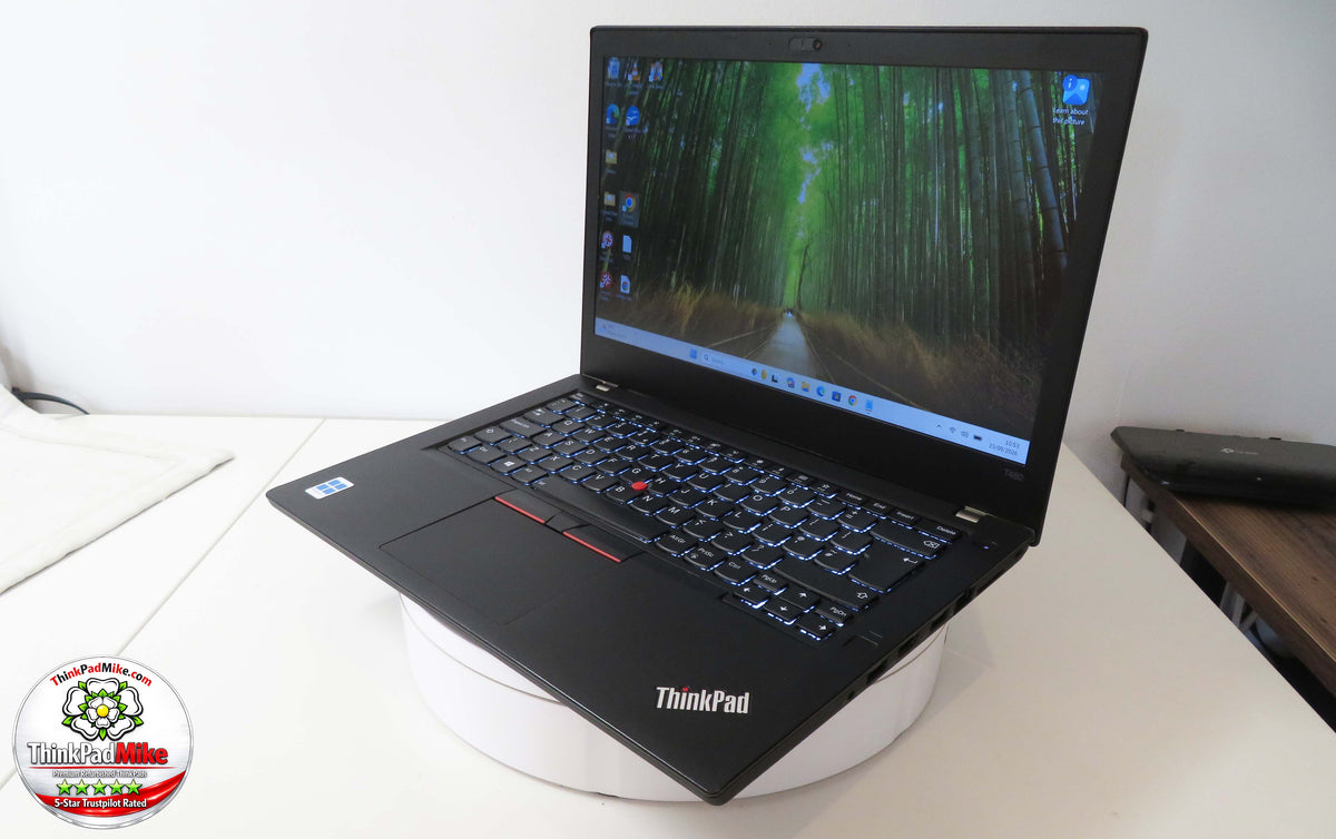 Lenovo ThinkPad T480 i7-8550U 16GB 256GB SSD 14" FHD Dual Bats Backlit KB (1333)