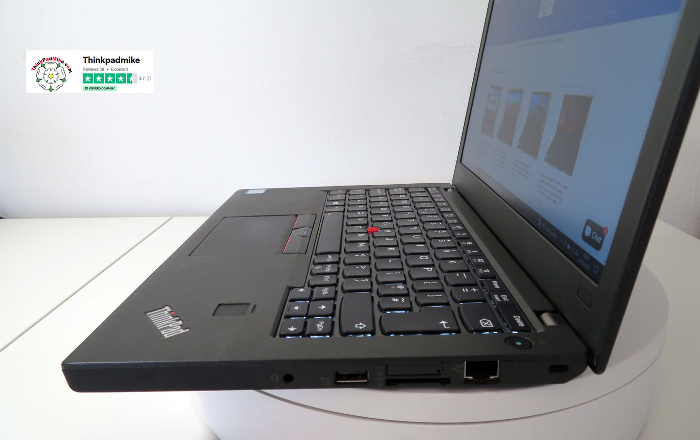 Lenovo ThinkPad x270 i7 7500U 2.7Ghz 16GB RAM 256GB SSD IPS SCREEN B\L Keyboard WWAN 4g (1053)