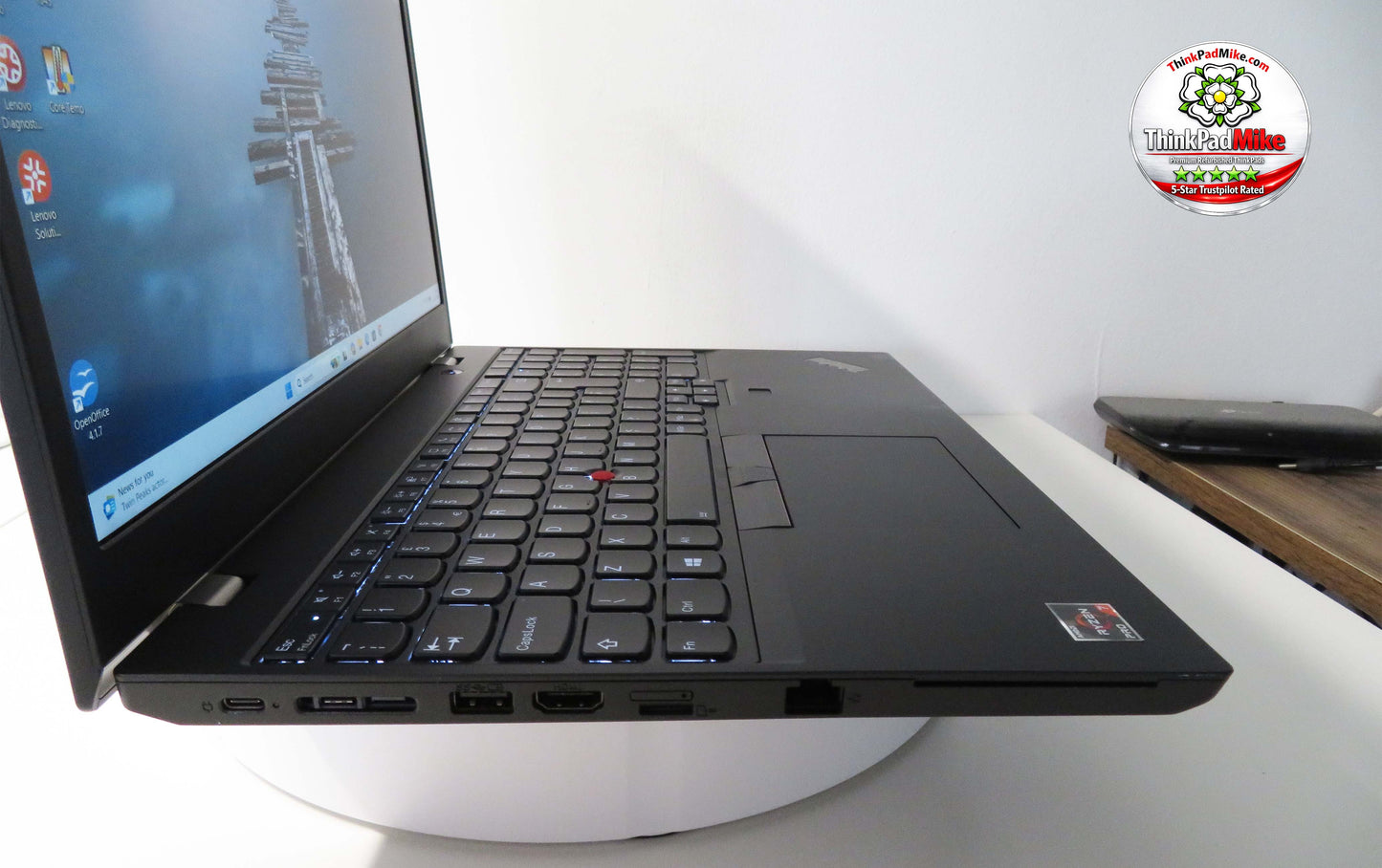 Lenovo ThinkPad L15 AMD Ryzen 7 Pro 8 CORE 32GB RAM 256GB SSD IPS FHD SCREEN B\LKB (1345)