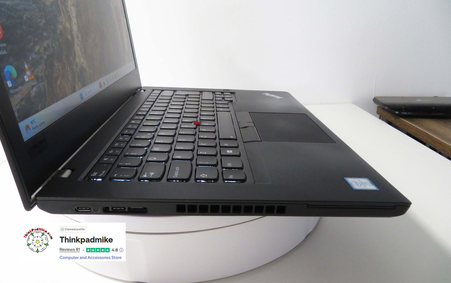Lenovo ThinkPad T480 i7 8650U 16GB RAM 256GB SSD IPS SCREEN B\L KB (1320)