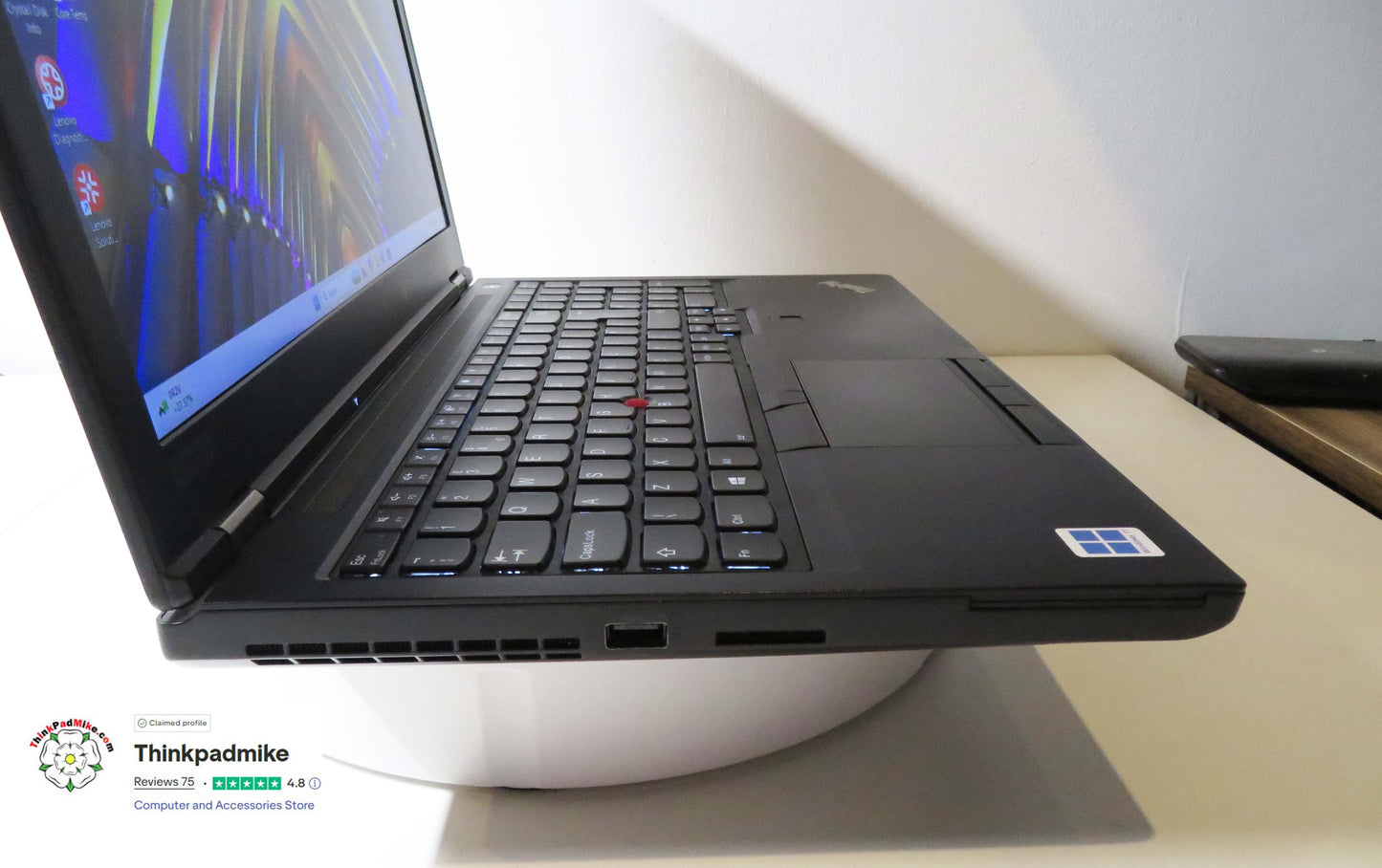 Lenovo ThinkPad P52 i7 *6 CORE* 8850H 2.6Ghz 64GB RAM 512GB SSD IPS B\L KB NVIDIA P2000 (1276)